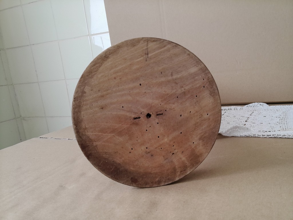 Vintage houten kandelaar 51cm - Afbeelding 15