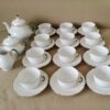 Vintage verguld porseleinen theeservies koffieservies Striegau