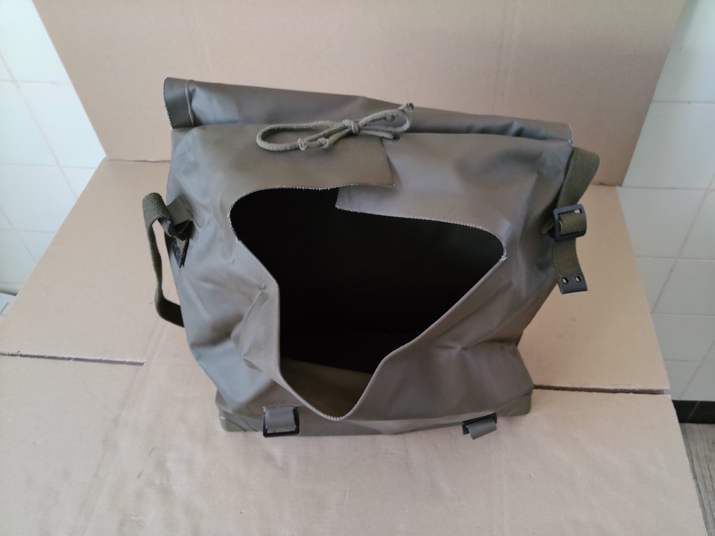 Vintage legertas rubberen schoudertas Landmacht - Afbeelding 16