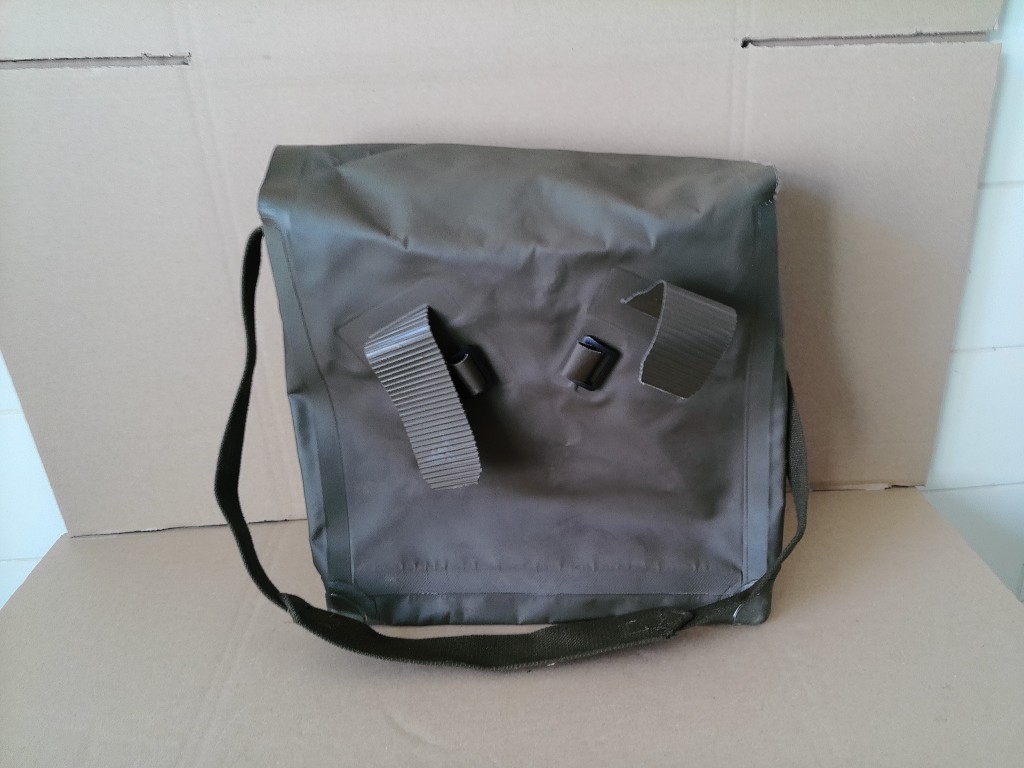 Vintage legertas rubberen schoudertas Landmacht - Afbeelding 21