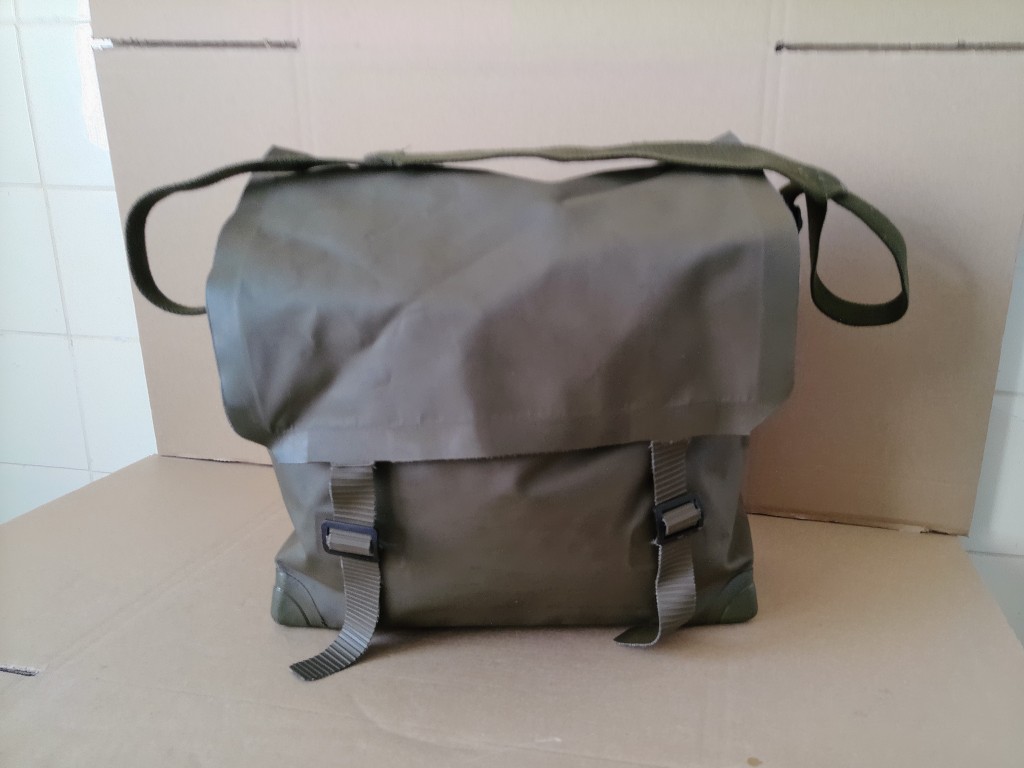Vintage legertas rubberen schoudertas Landmacht - Afbeelding 22