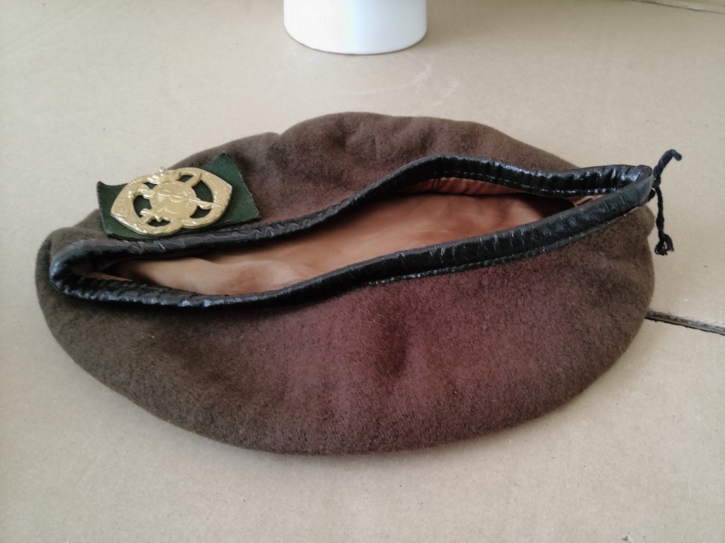Vintage baret Landmacht Geneeskundige Dienst Maat 60 - Afbeelding 3