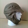 Vintage leger pet veldpet bontgevoerd Maat 59 Landmacht