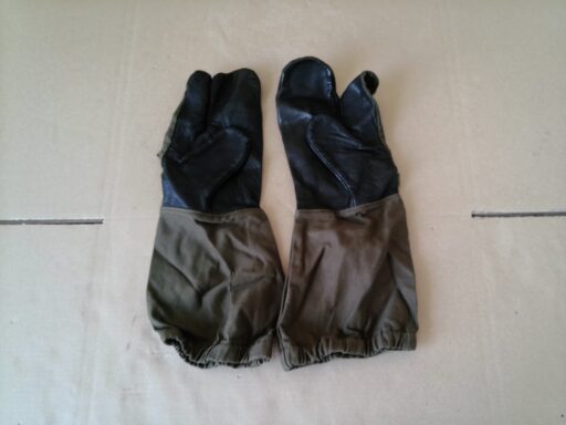 Vintage trigger finger gloves schiethandschoenen Maat 10
