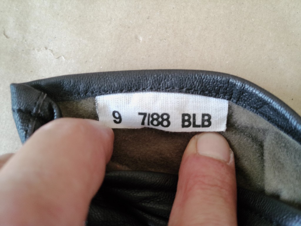 Vintage leren legerhandschoenen Maat 9 Landmacht - Afbeelding 6