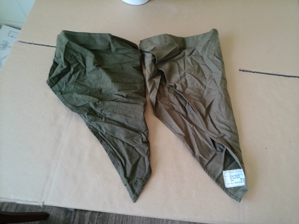 Vintage leger halsdoek Landmacht met klittenband - Afbeelding 6