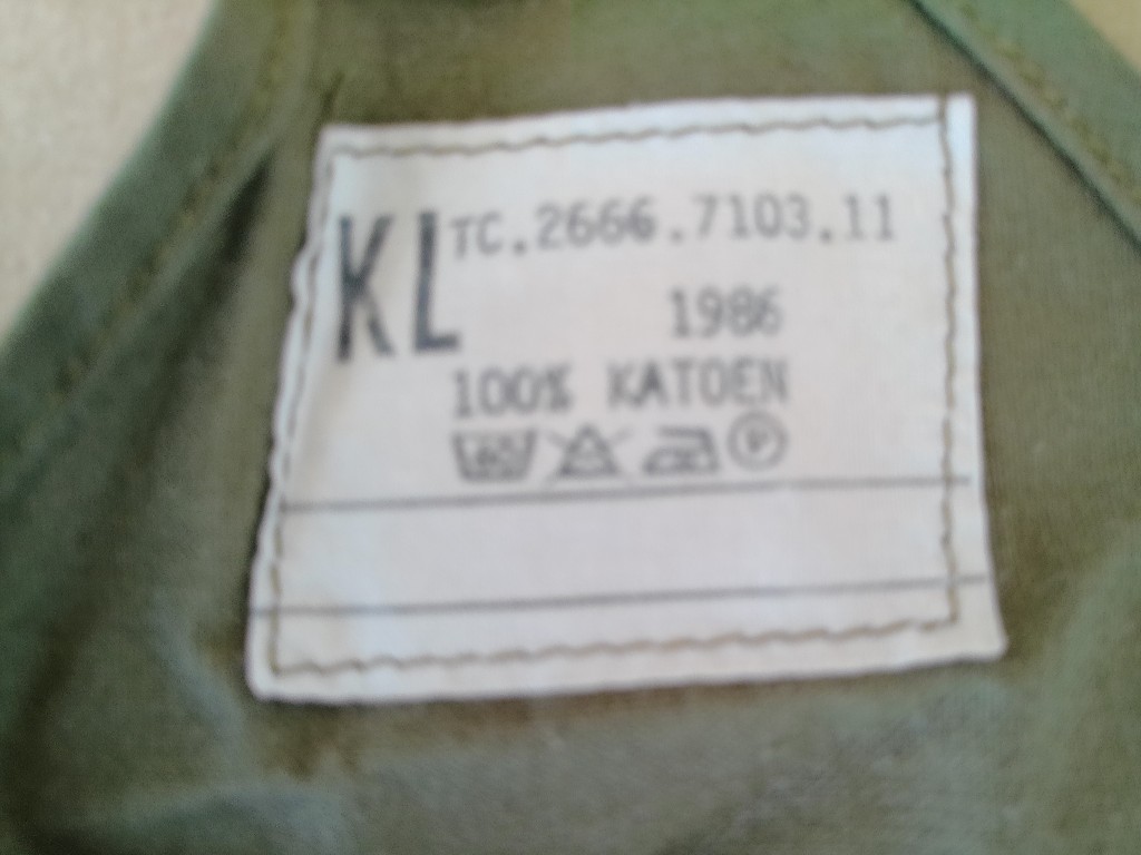 Vintage leger halsdoek Landmacht met klittenband - Afbeelding 7