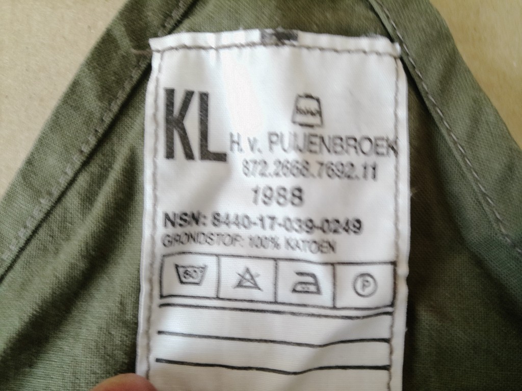 Vintage leger halsdoek Landmacht met klittenband - Afbeelding 8