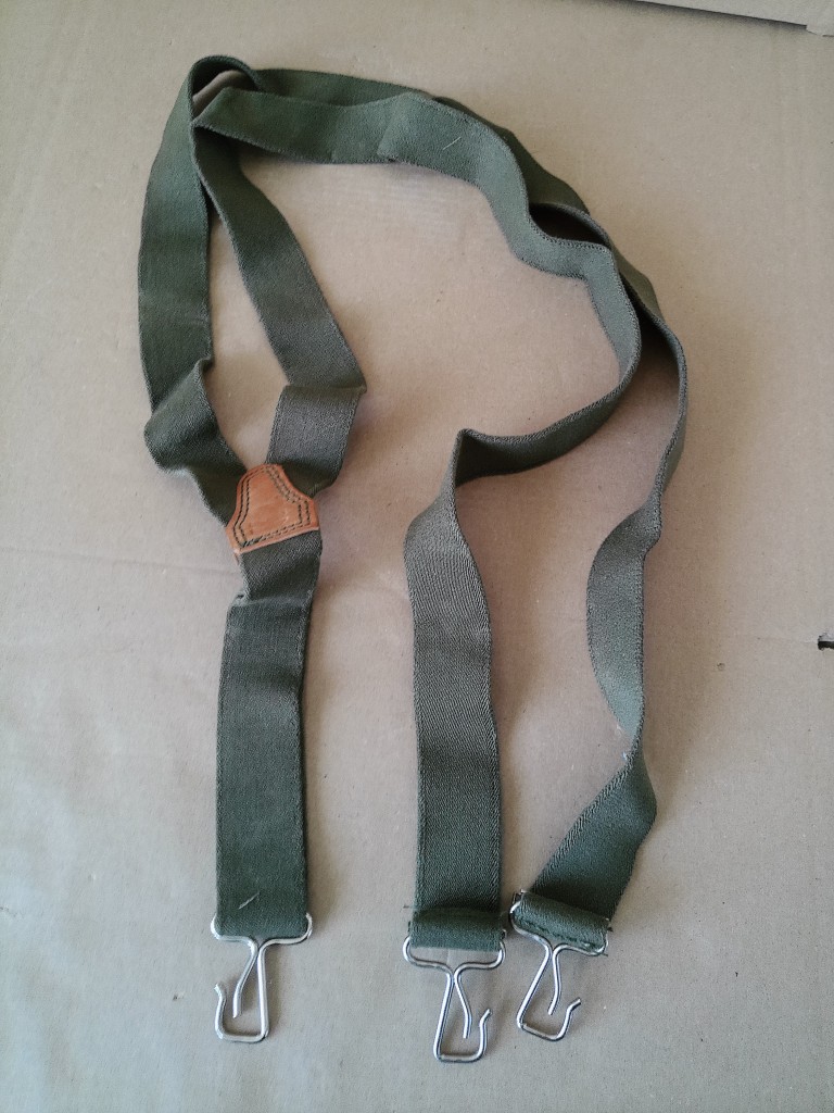 Vintage leger bretels Landmacht
