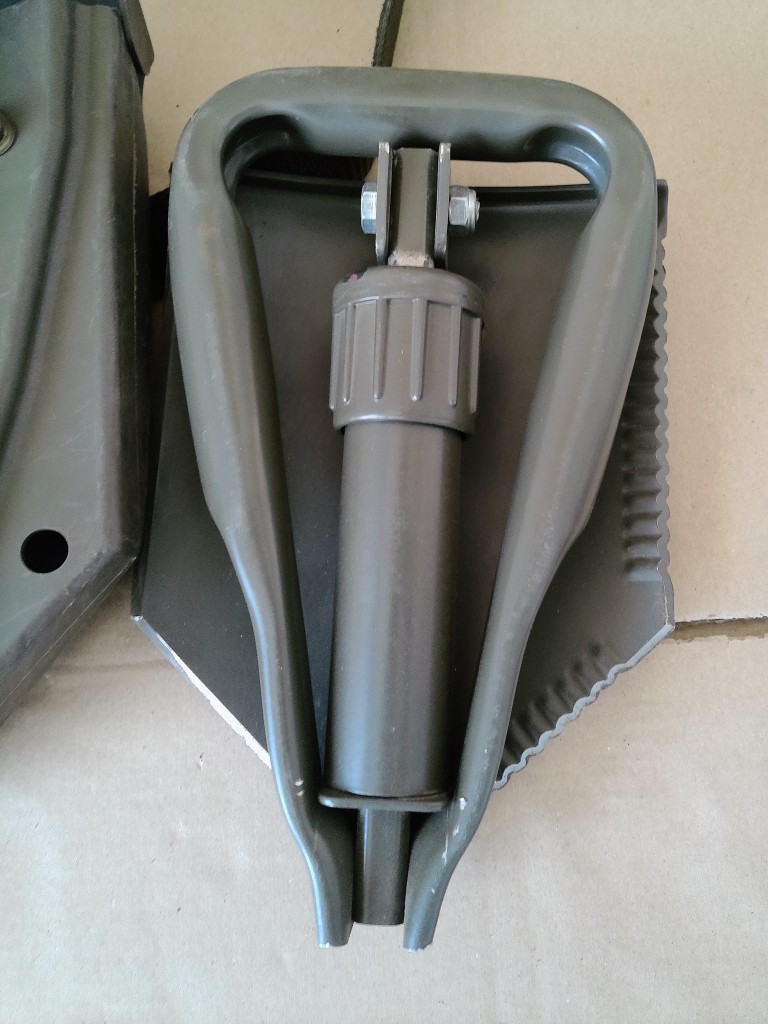 Vintage opvouwbare schop Landmacht - Afbeelding 3