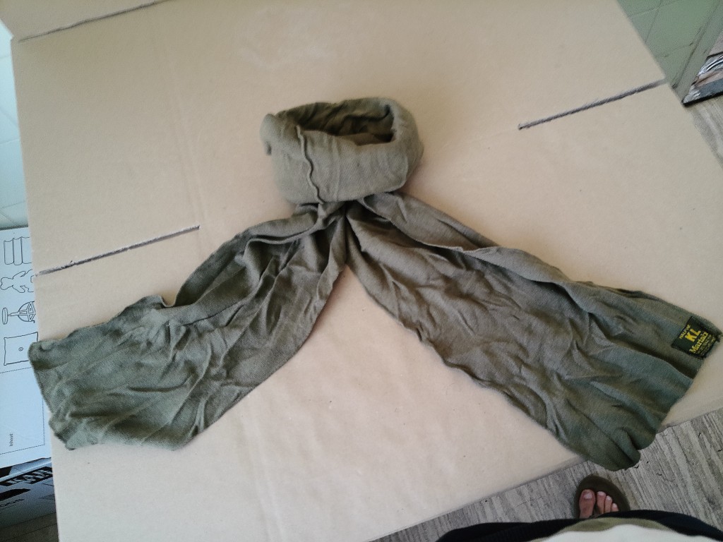 Vintage leger col sjaal Landmacht halfwol - Afbeelding 7