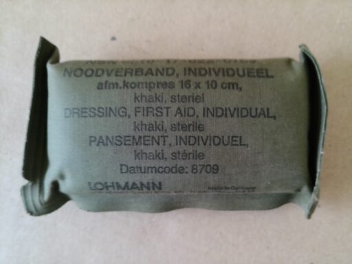 Vintage leger Noodverband Landmacht