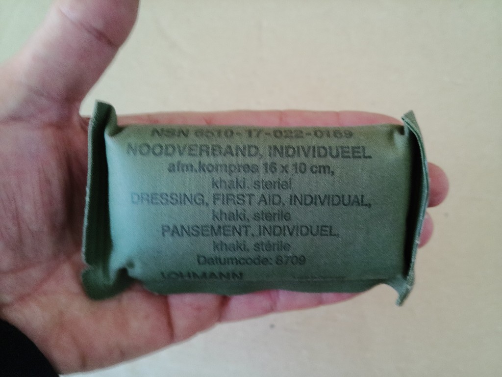 Vintage leger Noodverband Landmacht - Afbeelding 4