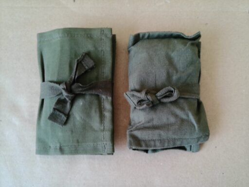 Vintage set leger herstelgarnituur mapjes Landmacht