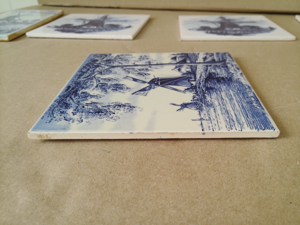 Vintage Delfts blauwe tegels met molen 19 euro per stuk o.a. Mosa Sphinx - Afbeelding 22