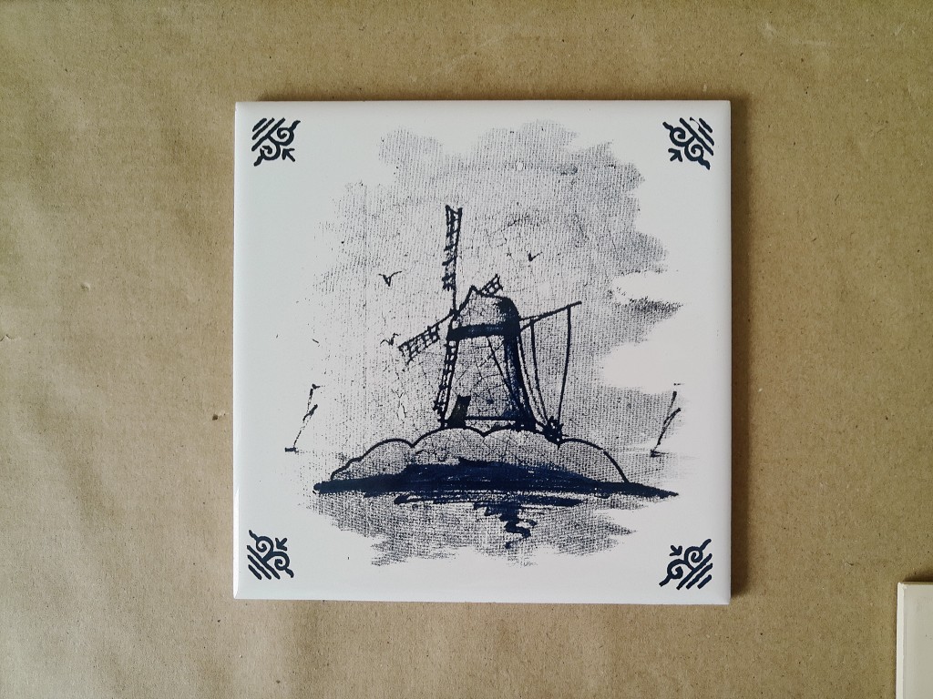 Vintage Delfts blauwe tegels met molen 19 euro per stuk o.a. Mosa Sphinx - Afbeelding 25