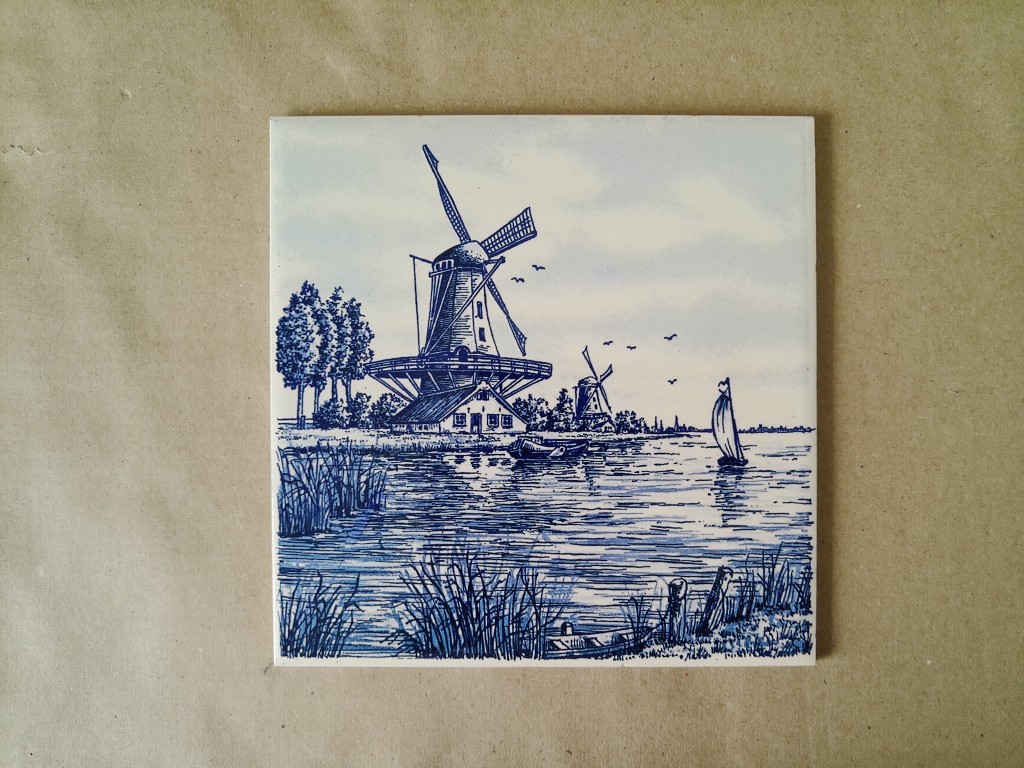 Vintage Delfts blauwe tegels met molen 19 euro per stuk o.a. Mosa Sphinx - Afbeelding 26