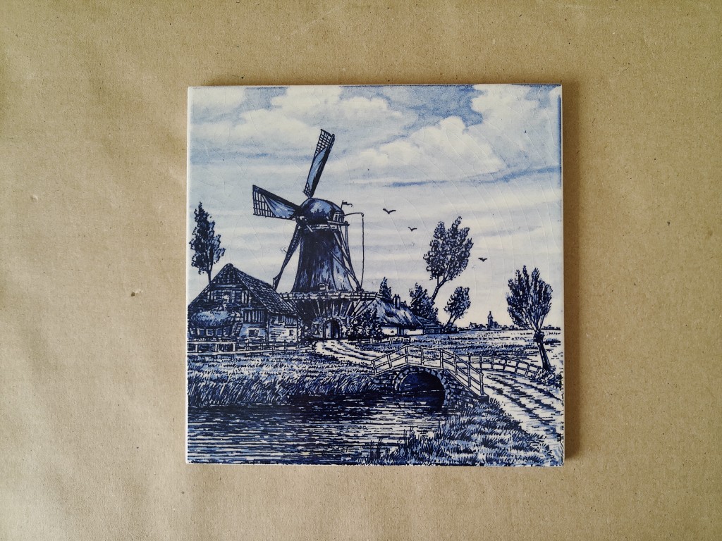 Vintage Delfts blauwe tegels met molen 19 euro per stuk o.a. Mosa Sphinx - Afbeelding 29