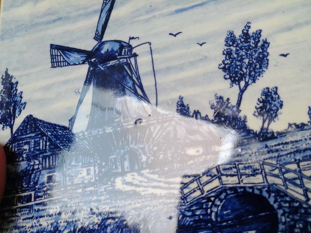 Vintage Delfts blauwe tegels met molen 19 euro per stuk o.a. Mosa Sphinx - Afbeelding 30