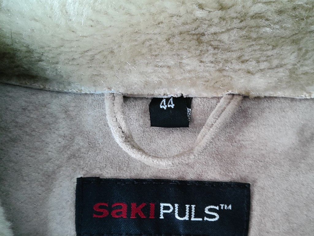 Vintage leren jas Saki puls Maat 44 - Afbeelding 29