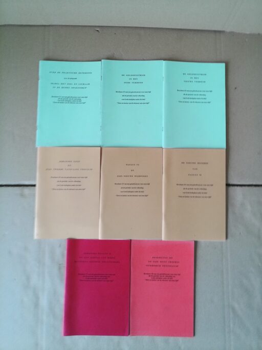 J. W. de Lange Geloofscursus Brochure 11 tot en met 18