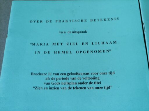 Alternative view of J. W. de Lange Geloofscursus Brochure 11 tot en met 18