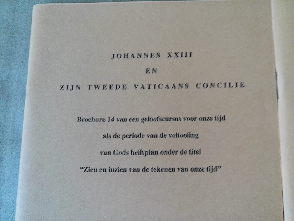 J. W. de Lange Geloofscursus Brochure 14 tot en met 16 - Afbeelding 3