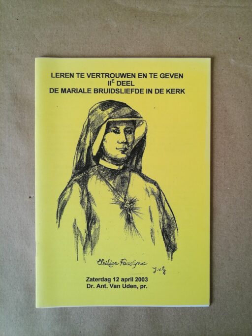 Dr. Ant. Van Uden pr. Leren te vertrouwen en te geven