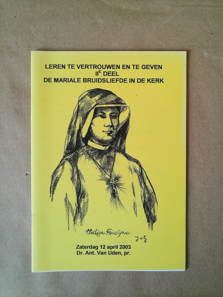Dr. Ant. Van Uden pr. Leren te vertrouwen en te geven
