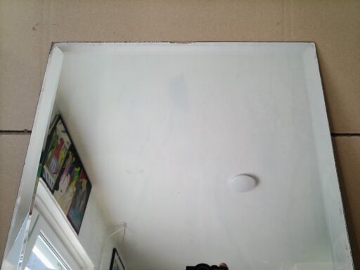 Alternative view of Vintage facet geslepen spiegel 45x60cm