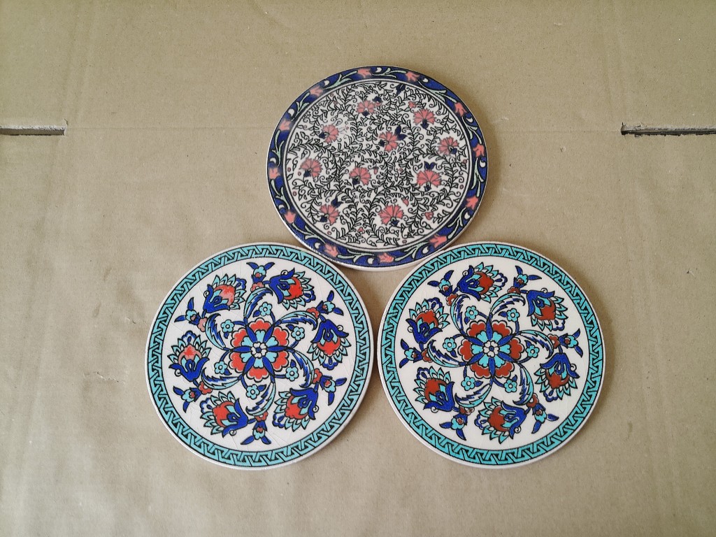 Set vintage Turkse tegels 15cm