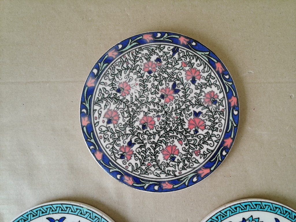 Set vintage Turkse tegels 15cm - Afbeelding 2