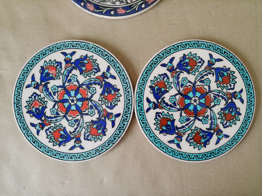 Set vintage Turkse tegels 15cm - Afbeelding 3