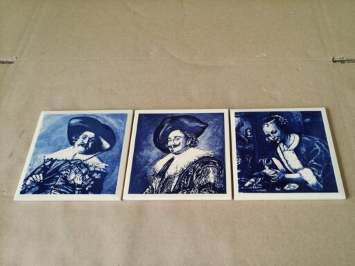 Alternative view of Vintage tegels met 17e-eeuwse schilderijen 19 euro per stuk