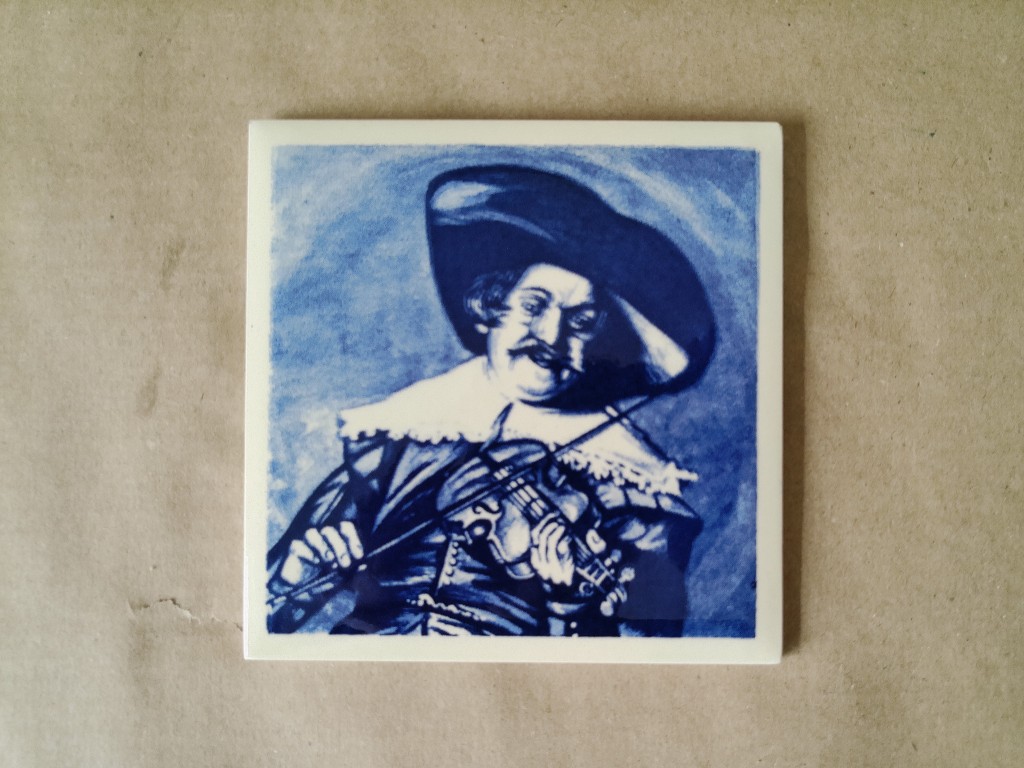 Vintage tegels met 17e-eeuwse schilderijen 19 euro per stuk - Afbeelding 3