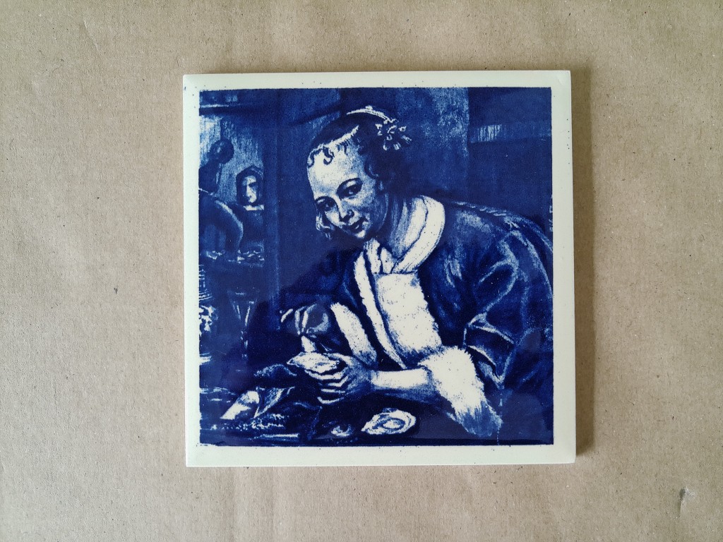 Vintage tegels met 17e-eeuwse schilderijen 19 euro per stuk - Afbeelding 5