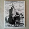 Vintage Sphinx tegel St. Matthijskerk Sint-Matthiaskerk Maastricht