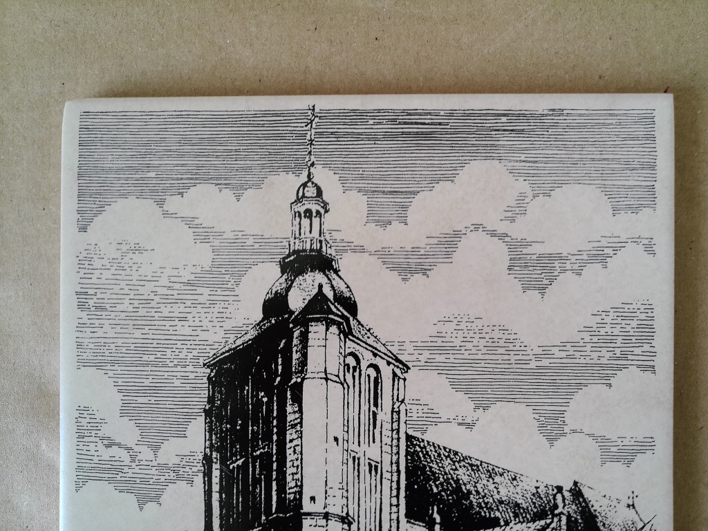 Vintage Sphinx tegel St. Matthijskerk Sint-Matthiaskerk Maastricht - Afbeelding 2