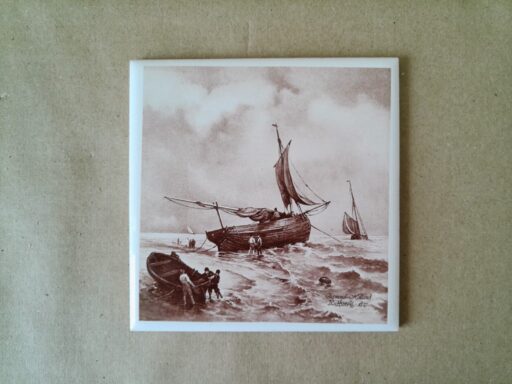 Vintage Mosa tegel Egmond Holland J.C. v. Hunnik