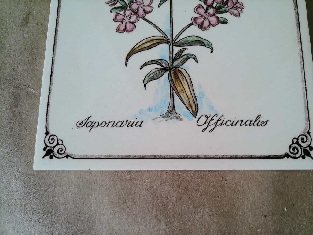 Vintage tegels met bloemen 19 euro per stuk - Afbeelding 3