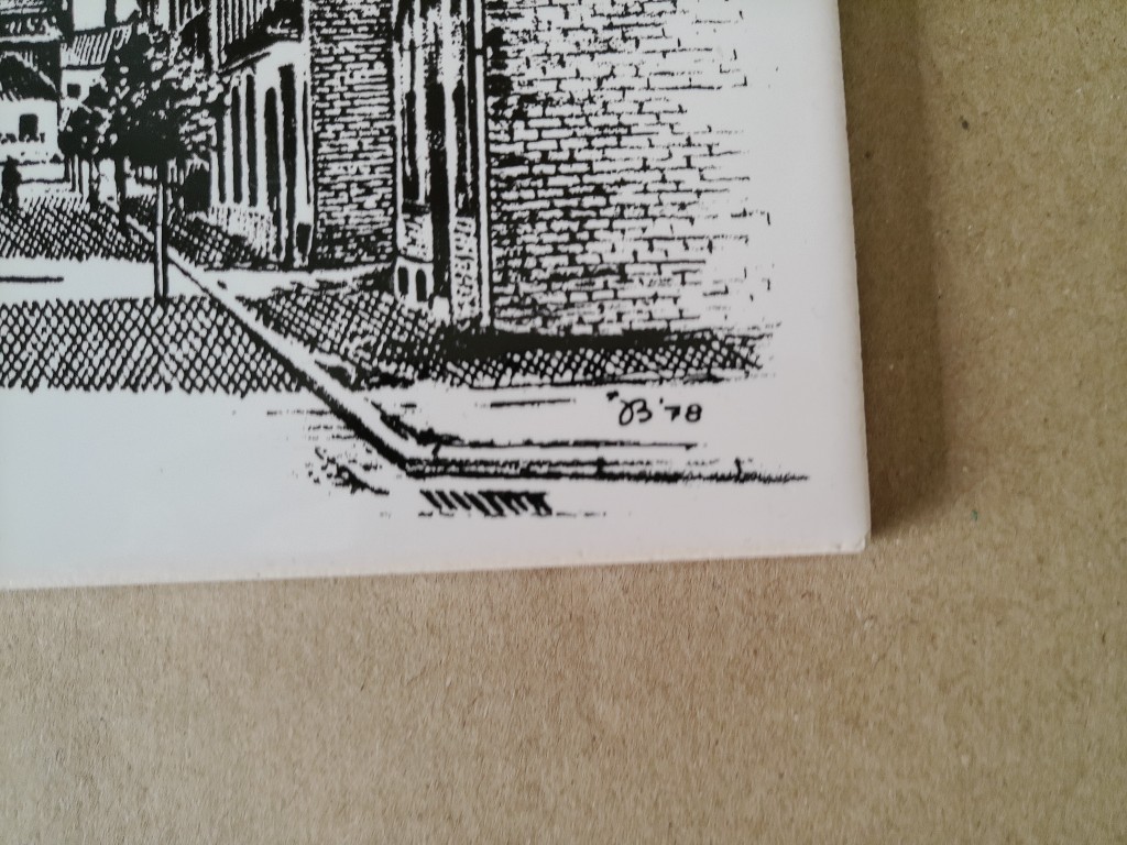 Vintage Mosa tegel Oranje-Nassaustraat Heerlen 20x10cm - Afbeelding 5
