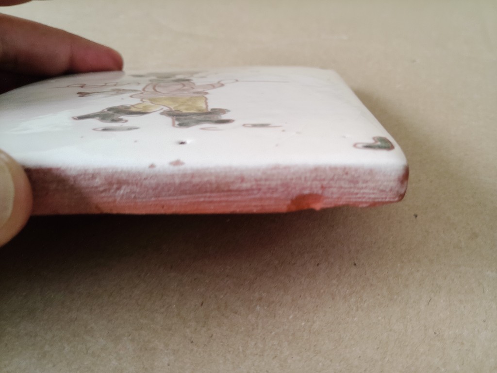 Vintage tegel met Hollandse visser 12x12cm - Afbeelding 13
