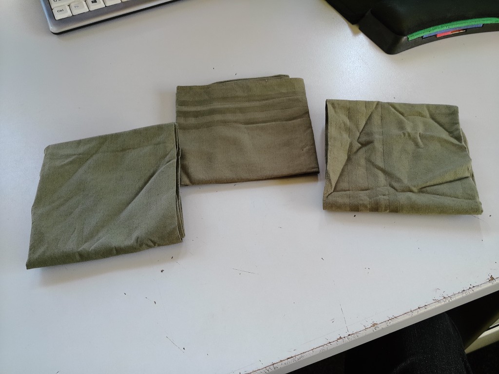 Vintage set leger zakdoeken Landmacht - Afbeelding 3