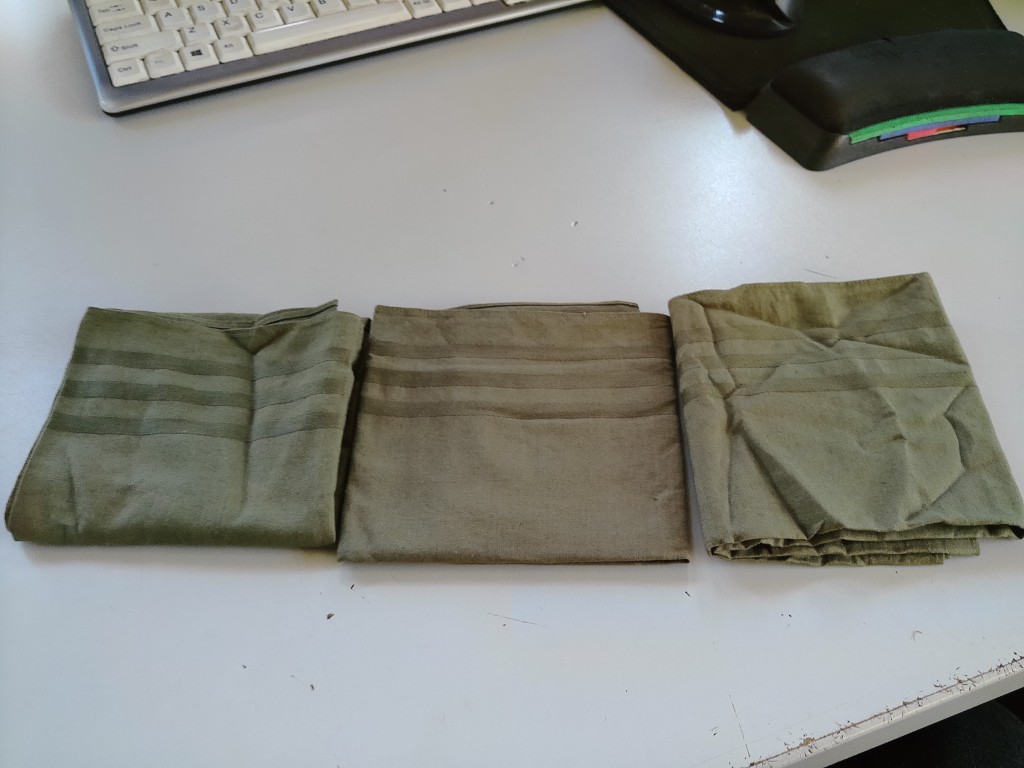 Vintage set leger zakdoeken Landmacht - Afbeelding 4