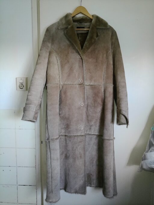 Vintage leren jas Saki puls Maat 44
