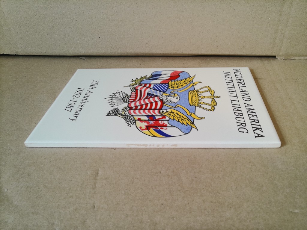 Vintage Sphinx tegel Nederland Amerika Instituut Limburg 35th Anniversary - Afbeelding 8