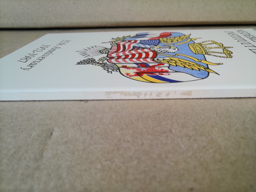 Vintage Sphinx tegel Nederland Amerika Instituut Limburg 35th Anniversary - Afbeelding 9
