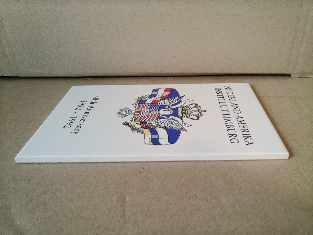 Vintage Sphinx tegel Nederland Amerika Instituut Limburg 40th Anniversary - Afbeelding 8